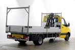 Mercedes-Benz Sprinter 516 CDI 163pk E6 Open Laadbak+HIAB T-, Auto's, Bestelauto's, Achterwielaandrijving, Gebruikt, Euro 6, Start-stop-systeem