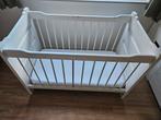 Vintage houten ledikant met ikea matras, Ophalen, Gebruikt, Ledikant