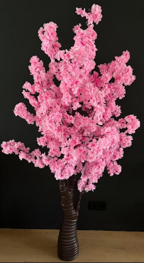Kunst bloesemboom 180 of 200 cm hoog in kleur roze of wit, Huis en Inrichting, Woonaccessoires | Kunstplanten en Kunstbloemen