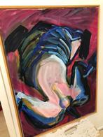 Modern schilderij "Reu" Stephanie Knage 60 x 80, in baklijst, Ophalen