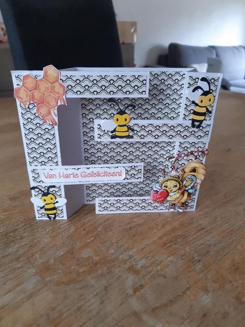 Scrap-Van Harte Gefeliciteerd(36), Hobby en Vrije tijd, Kaarten | Zelfgemaakt, Nieuw, Overige thema's, Ophalen of Verzenden