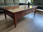 Kersenhouten salontafel, Ophalen, Gebruikt, 100 tot 150 cm, 50 tot 100 cm