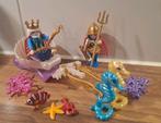 Playmobil zeemeerkoning & zeemeerprins met koets - 4815+4817, Ophalen of Verzenden, Gebruikt, Complete set