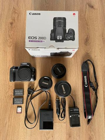 Canon EOS 200D camera kit - shuttercount 10384 beschikbaar voor biedingen