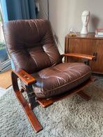 Westnofa Scandinavisch loungestoel Arnt Lande, 1970, Huis en Inrichting, Fauteuils, Ophalen, Gebruikt, Hout, 75 tot 100 cm