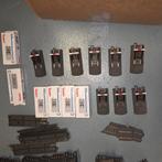 Partij rails, wissels stootblokken., Hobby en Vrije tijd, Gebruikt, Gelijkstroom, Rails, Ophalen of Verzenden