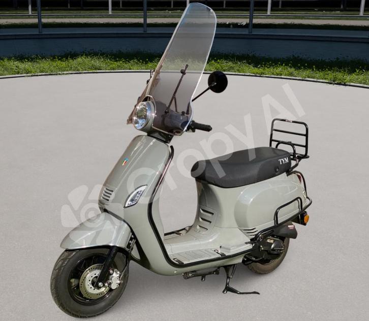 TYM VESPA ALPHA SCOOTER led valbeugels, Fietsen en Brommers, Scooters | Overige merken, Zo goed als nieuw, Maximaal 25 km/u, Benzine