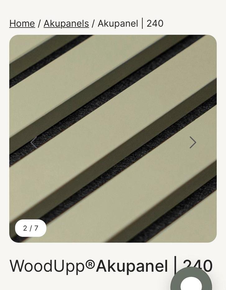 Woodupp Moss Akoestische Wandpanelen 3 stuks, Huis en Inrichting, Woonaccessoires | Wanddecoraties, Nieuw, Ophalen