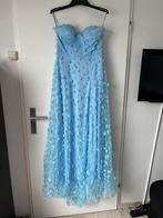 Faeriesty Galajurk Strapless Floral Split, Kleding | Dames, Maat 38/40 (M), Blauw, Ophalen of Verzenden, Zo goed als nieuw