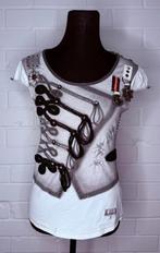 Ultra-Rare Vintage Y2K Karen Millen prachtig Shirt Maat 40, Maat 38/40 (M), Karen Millen, Wit, Ophalen of Verzenden