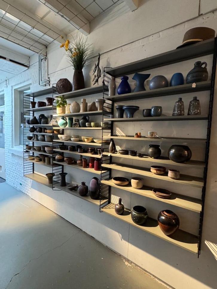 Partij losse staanders en planken Drentea; Tomado achtig, Huis en Inrichting, Woonaccessoires | Wandplanken en Boekenplanken, Gebruikt