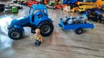 Tractor met aanhanger en diertjes, Ophalen of Verzenden, Gebruikt