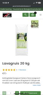 NIEUW Lavagruis 20 kg, Tuin en Terras, Aarde en Mest, Ophalen