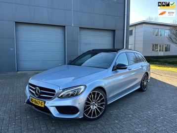 Mercedes-Benz C-klasse Estate 300 HYBRID ///AMG 2017 Pano De beschikbaar voor biedingen