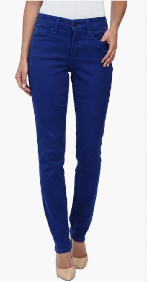NYDJ Alina cobalt blauwe stretch legging broek mt (6) 36, Kleding | Dames, Broeken en Pantalons, Zo goed als nieuw, Maat 36 (S)