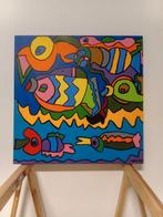 Abstracte kunstschilderijen van o.a. Lida Meijers, Antiek en Kunst, Ophalen of Verzenden