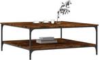 Nieuwe vierkante salontafel gerookt eiken, Huis en Inrichting, Tafels | Salontafels, Ophalen
