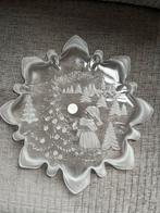 Walther Glas Schaal- Wintertafereel, Schaal, Ophalen of Verzenden, Overige vormen, Glas