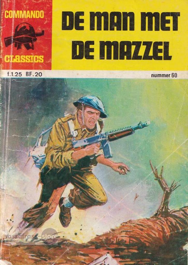 Commando Classics Nr. 60: De man met de mazzel, Boeken, Stripboeken, Zo goed als nieuw, Eén stripboek, Ophalen of Verzenden