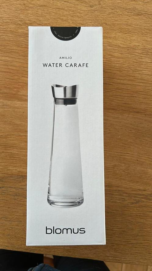 Blomus Amilio water karaf NIEUW in doos, Huis en Inrichting, Keuken | Servies, Nieuw, Glas of Glazen, Overige stijlen, Glas, Ophalen of Verzenden