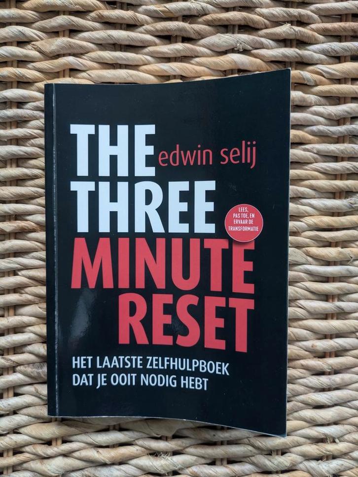 The Three Minute Reset - Edwin Selij, Boeken, Advies, Hulp en Training, Zo goed als nieuw, Ophalen of Verzenden