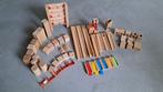 Knikkerbaan hout mooie set, Ophalen of Verzenden, Zo goed als nieuw