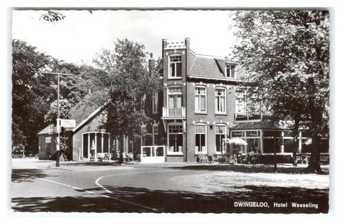 Dwingeloo, Hotel Wesseling, Verzamelen, Ansichtkaarten | Nederland, Gelopen, Drenthe, 1960 tot 1980, Verzenden