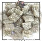 Glasmozaiek steentjes Basic Line | 1cm Mini Just Grey, Hobby en Vrije tijd, Knutselen, Verzenden, Nieuw, Materiaal