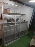 Voillere compleet (panelen) en uitvliegkooi, Dieren en Toebehoren, Ophalen, Gebruikt, Aluminium, Volière