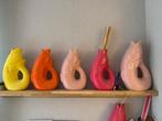 Daan Kromhout Vis Vazen Set, Gebruikt, Overige kleuren, Aardewerk of Porselein, Ophalen of Verzenden