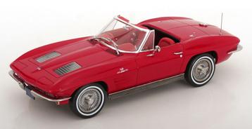 Chevrolet Corvette C2 Sting ray Cabrio 1963, 1/18, Norev beschikbaar voor biedingen