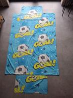 Dekbedovertrek voetbal "Goal" voor eenpersoonsbed, Gebruikt, Blauw, Dekbedovertrek, Ophalen of Verzenden