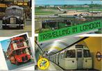 London (Engeland)	Travelling	4-luik, Verzamelen, Ansichtkaarten | Buitenland, Verzenden, 1980 tot heden, Gelopen, Engeland