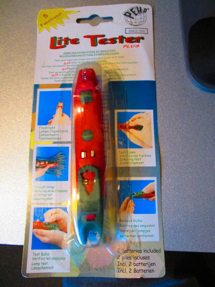 verlichtingstester -5 functies-kerstverlichting, Diversen, Kerst, Nieuw, Ophalen of Verzenden