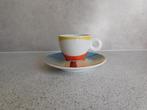 Espresso kop en schotel 2002 Strandbal Illy Collection, Huis en Inrichting, Ophalen of Verzenden, Zo goed als nieuw, Overige stijlen
