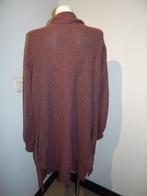 Repeat langer vest aparte tint open sier werkjes wol cashme, Kleding | Dames, Truien en Vesten, Verzenden, Gedragen, Rood, Maat 38/40 (M)