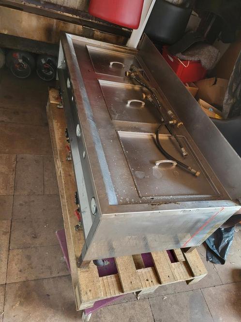Oliebollen  / visbak frituur oven 3 panner, Witgoed en Apparatuur, Frituurpannen, Gebruikt, 4 liter of meer, Ophalen of Verzenden