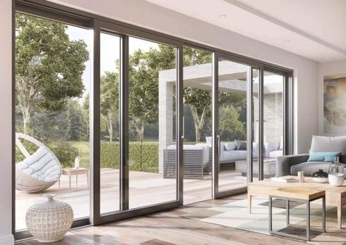 Spoed schuifpui nodig? Dik profiel 13 cm / 400 € 4000,-, Doe-het-zelf en Verbouw, Kozijnen en Schuifpuien, Nieuw, Schuifpui, Aluminium