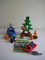Duplo 10583 Bos vistochtje met auto, boot en kampvuur, Ophalen of Verzenden, Zo goed als nieuw, Complete set, Duplo