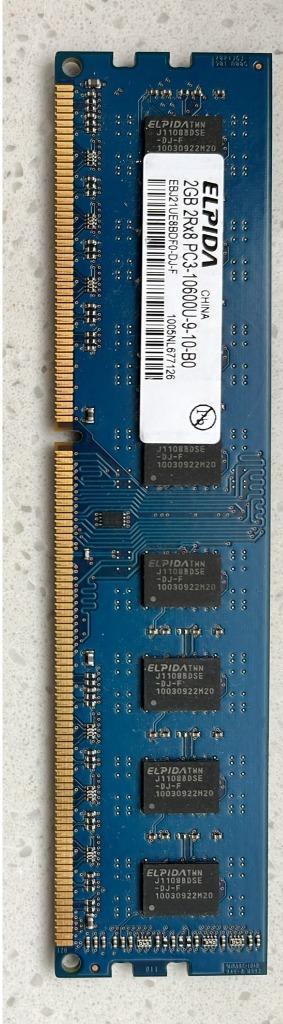 RAM Geheugen Elpida 2GB DDR3