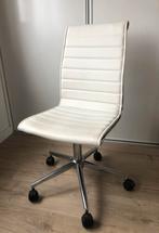 Witte bureaustoel, Huis en Inrichting, Gebruikt, Wit, Ophalen of Verzenden, Bureaustoel