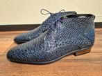 Floris van Bommel herenschoenen maat 43 / 9 nieuwstaat, Kleding | Heren, Schoenen, Blauw, Floris van Bommel, Ophalen of Verzenden