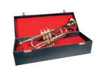 Miniatuur trompet met koffer, goud, 11 cm, Ophalen of Verzenden, Nieuw, Trompet