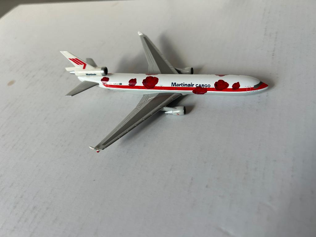 MD11 Martinair CARGO special livery (12 cm), Ophalen of Verzenden, Gebruikt, Schaalmodel