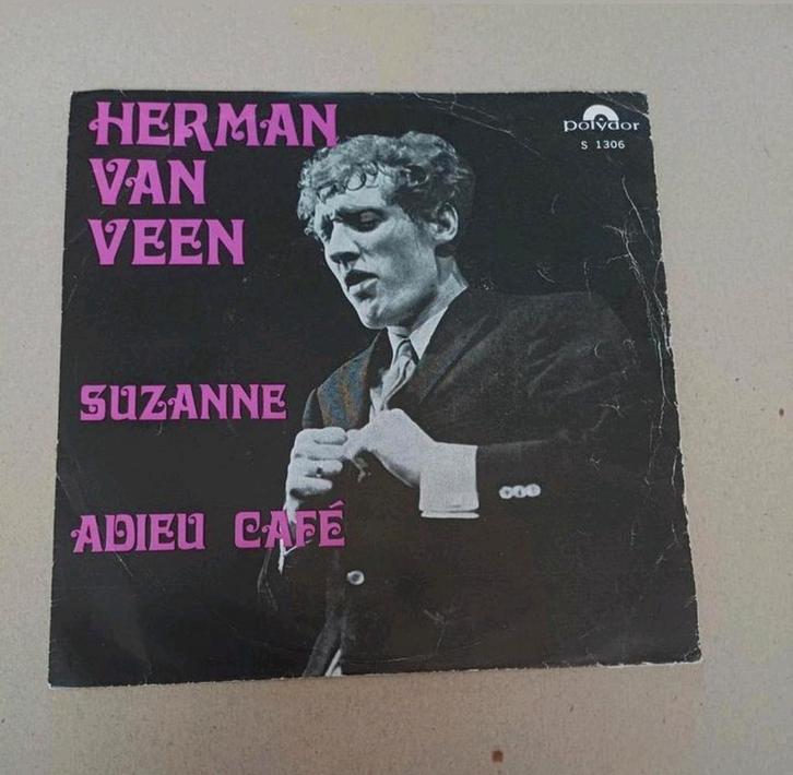 Herman Van Veen  - Suzanne, Cd's en Dvd's, Vinyl Singles, Gebruikt, Single, Pop, 7 inch, Ophalen of Verzenden