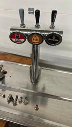 Tapzuil met 3 kranen en glazen spoeler., ..., Zo goed als nieuw, ..., ...