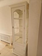 Witte glazen kast, Ophalen, Gebruikt, 200 cm of meer, 50 tot 100 cm