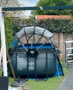 Exit stone zwembad met overkapping, Tuin en Terras, Zwembaden, Gebruikt, 200 tot 300 cm, Opzetzwembad, 200 tot 400 cm
