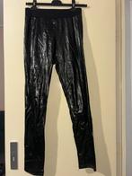Zwarte legging met lak leerlook, Zwart, Ophalen of Verzenden, Gedragen, Legging