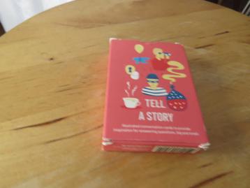 tell a story engelse tekst stimulatie inspirerend gesprek beschikbaar voor biedingen